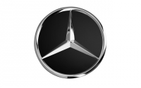 Заглушка колесного диска для Mercedes C class W205 черная
